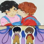 めーぷるさんよりプラ板ストラップ頂きました~(*ノД`*)♡可愛すぎる・・嬉しい♡♡【キスマイWEBFES】特効祭りのオラオラ編w最高でした~(*≧∀≦)