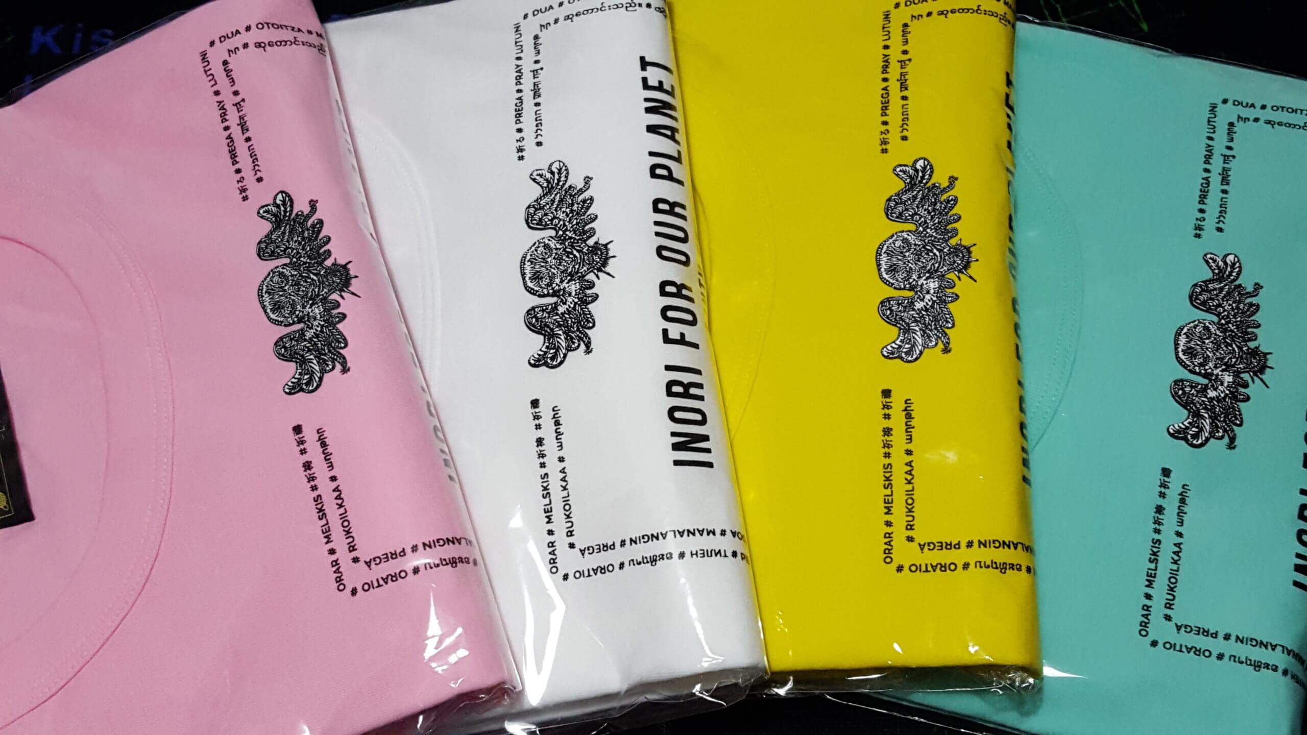 チャリTシャツ購入しました~(*ˊ▽ ` *)グレーは売り切れだったので通販でw